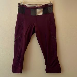 Size 0 crop leggings from lululemon
